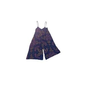 Anthropologie Floreat Wide Leg Floral Romper - Women’s Size Small